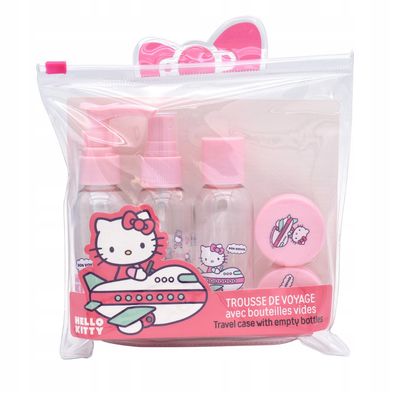 Set contenitori viaggio Hello Kitty con bustina