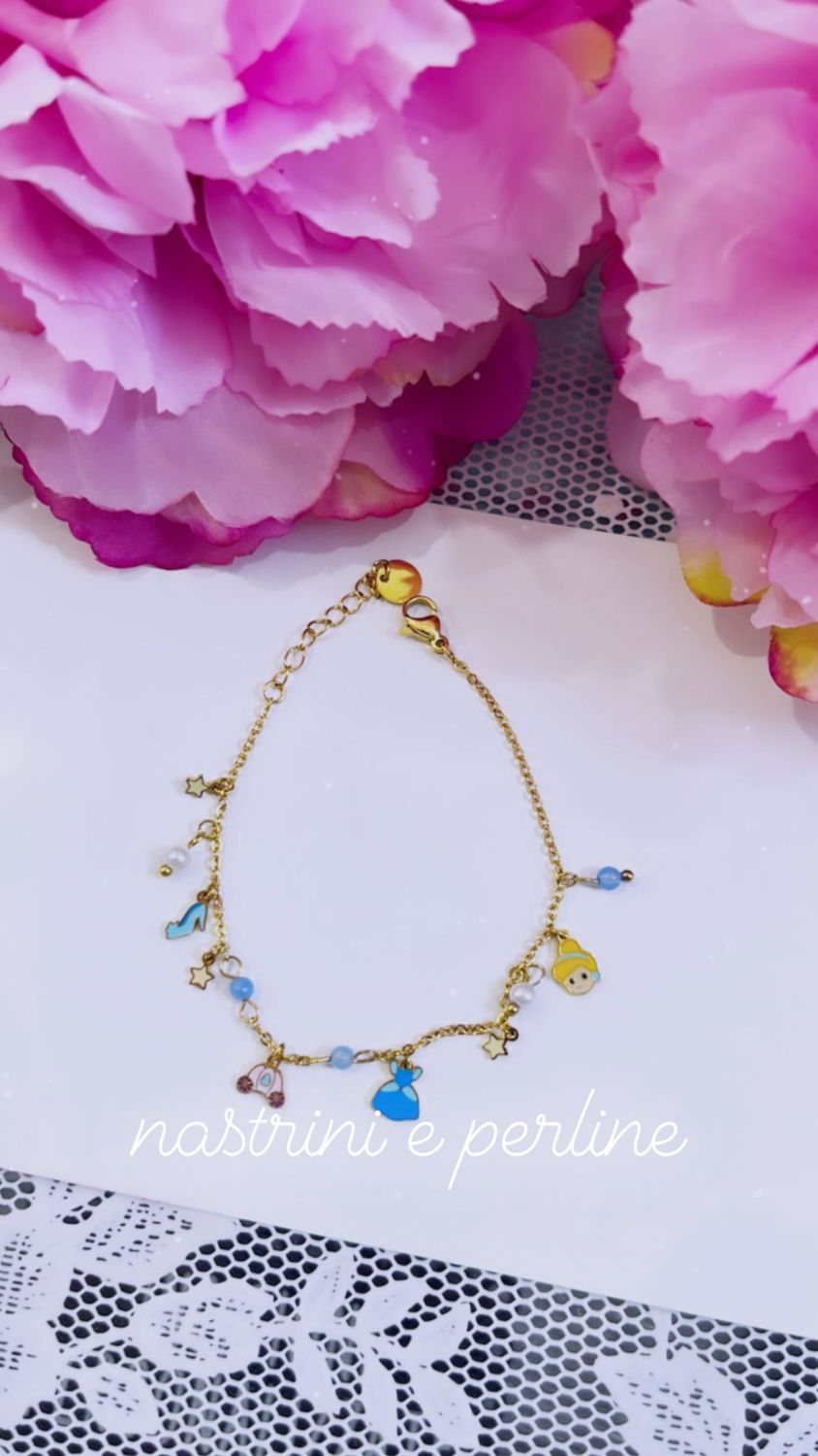 Bracciale acciaio Principessa Cenerella