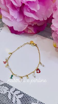 Bracciale acciaio Principessa Ariel La Sirenetta