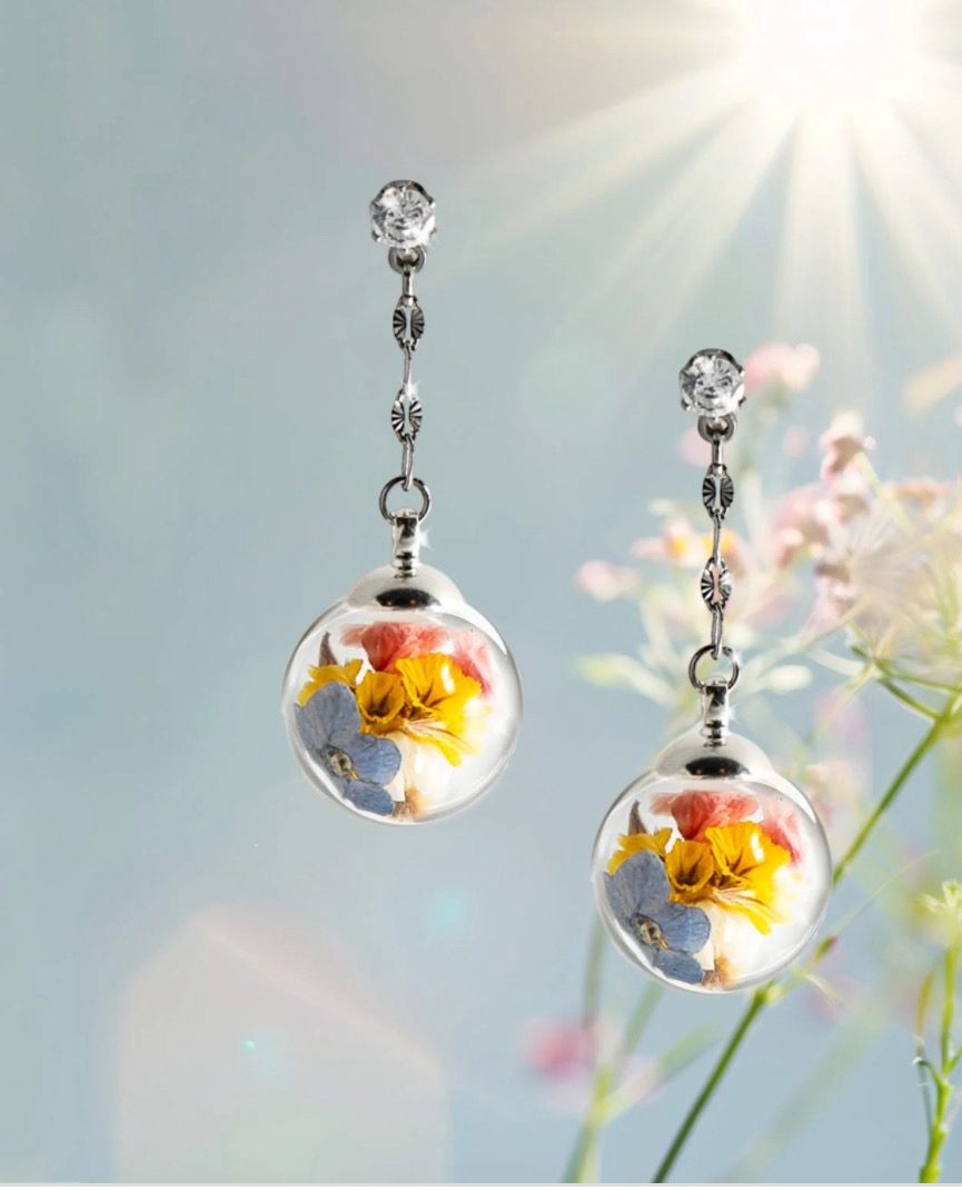 Coppia Orecchini della magia Mad Tea Fiori di campo GDO010