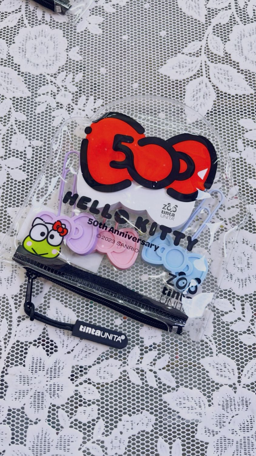 Blister Hello Kitty block notes e 3 attaches