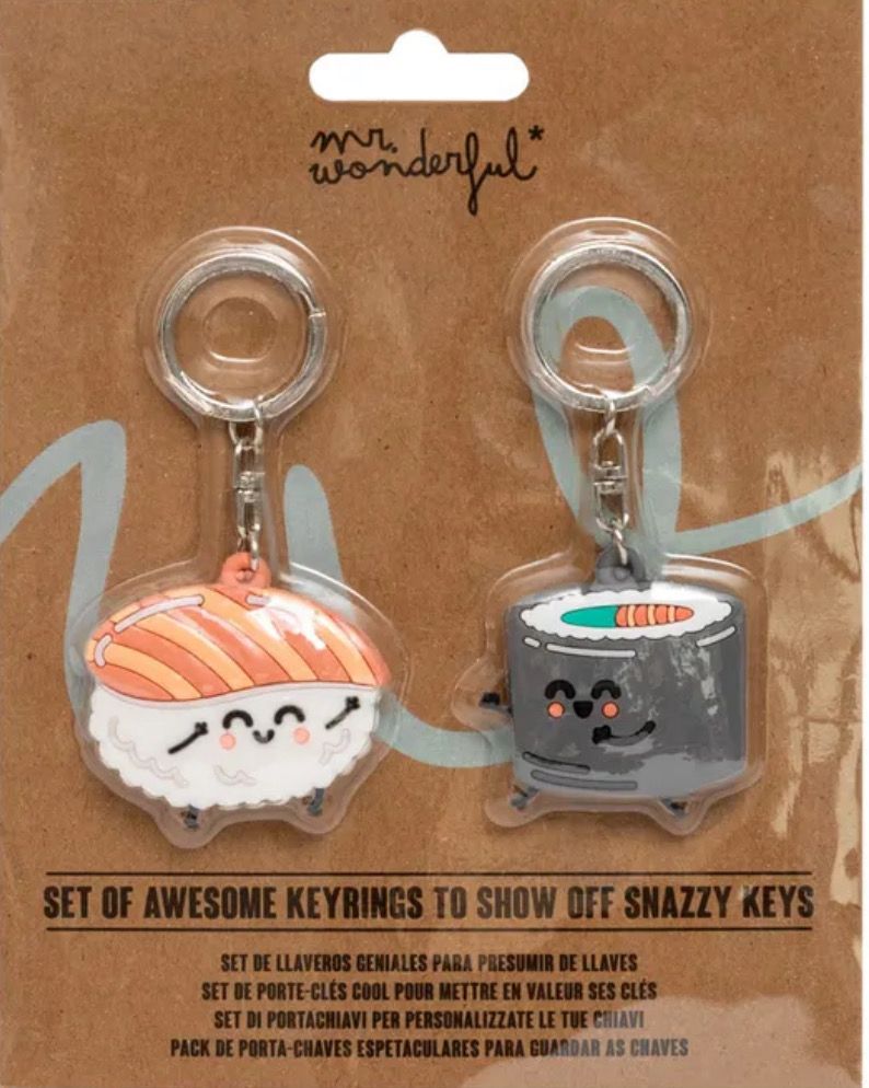 Set di 2 portachiavi - Sushi Mr Wonderful