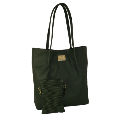 BORSA e PORTA CELL. DAILY TOTE BAG VERDE Camomilla Milano