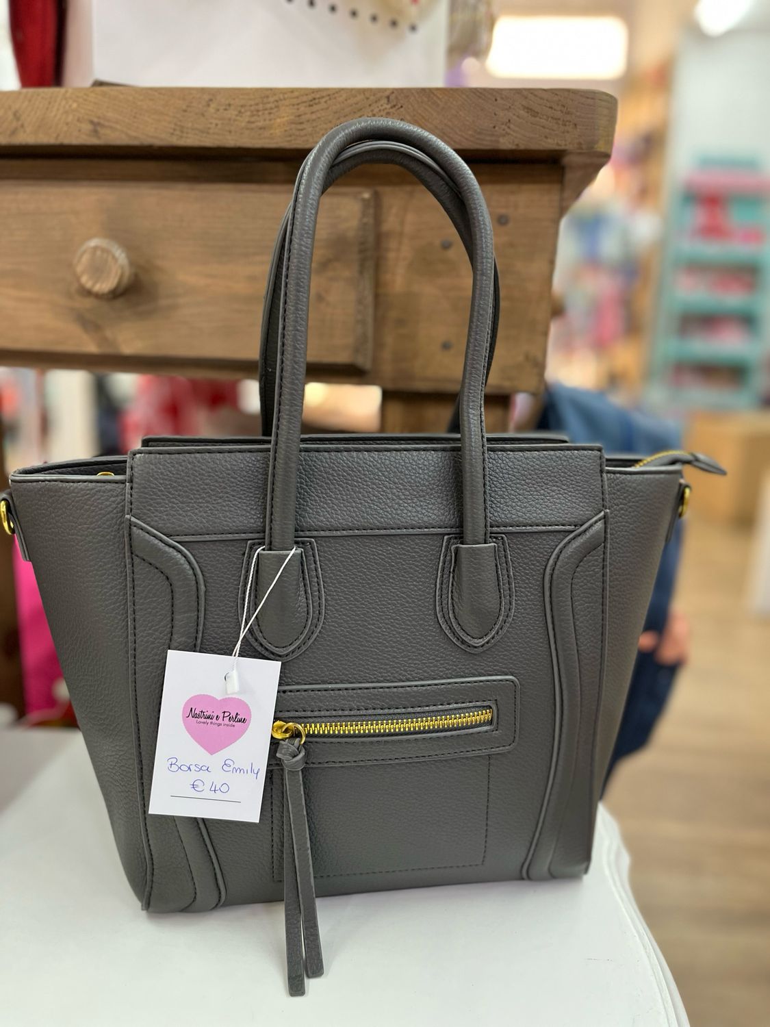 Borsa da giorno Emily antracite