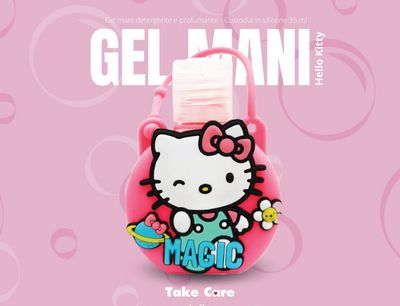 Gel mani disinfettante Hello Kitty Magic