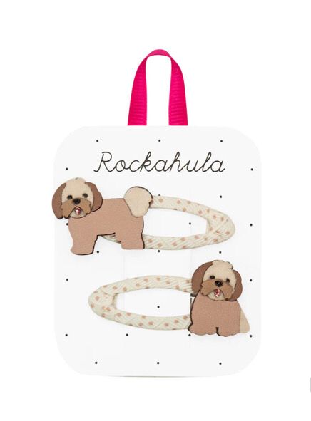 Set 2 Mollette Clic Clac cane Dolly Rockahula