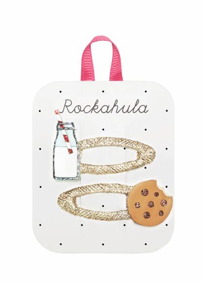 Set 2 Mollette Clic Clac latte e biscotti Rockahula