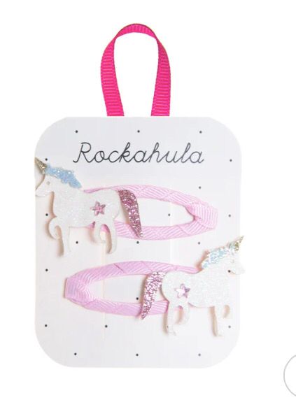 Set 2 Mollette Clic Clac Unicorni Rockahula