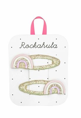 Set 2 Mollette Clic Clac arcobaleno cangiante Rockahula