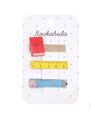 Set 3 mollette a pinza back to school Rockahula