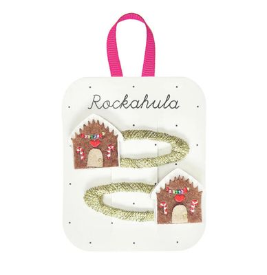 Set 2 Mollette Clic Clac casetta Ginger Natale Rockahula