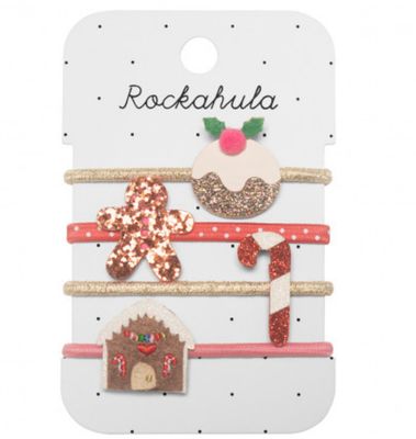 Set 4 elastichetti pudding e casetta Rockahula