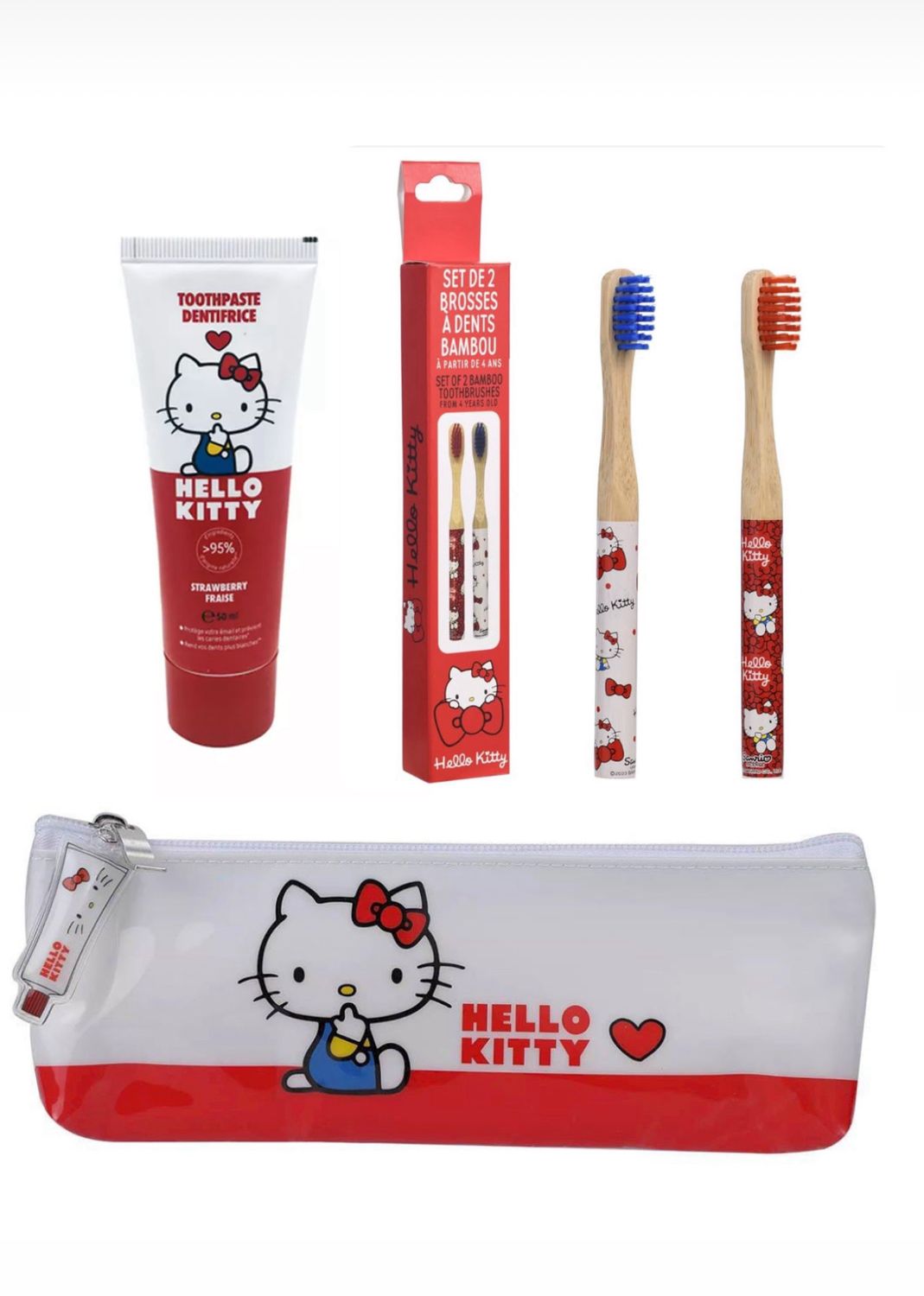 Set igene orale 3 pezzi Hello Kitty