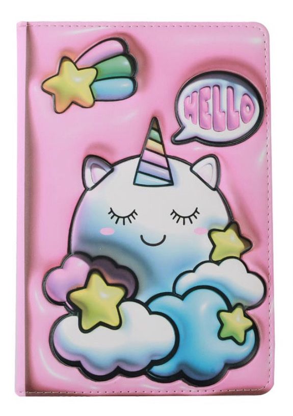 Quaderno unicorno 3d squishi