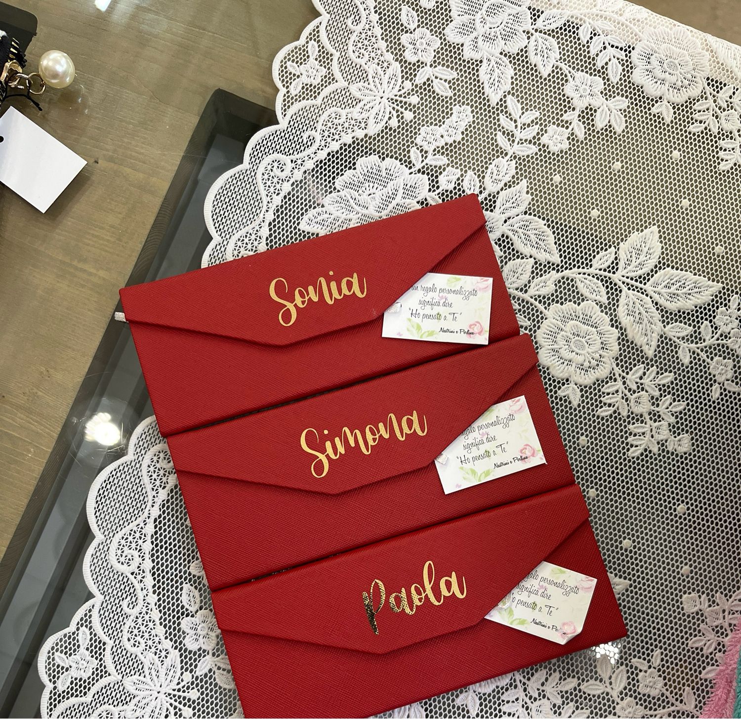 Custodia occhiali ROSSO richiudibile personalizzato coll. Elite