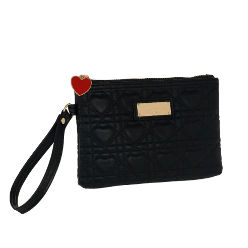 Pochette piatta S con gancio regina di cuori Neri Camomilla Milano