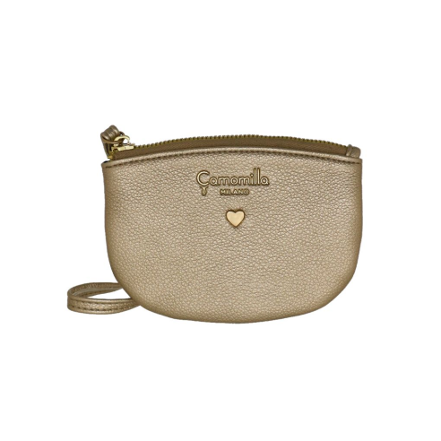 Bustina portachiavi metal glam Camomilla bronzo