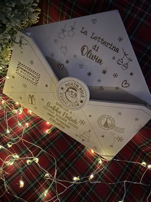 Portaletterina Babbo Natale personalizzata