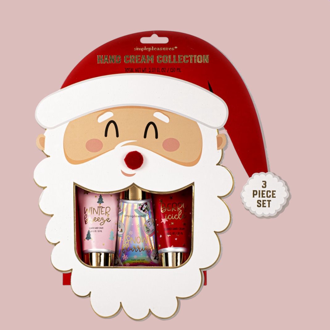 Confezione regalo 3 creme mani babbo Natale