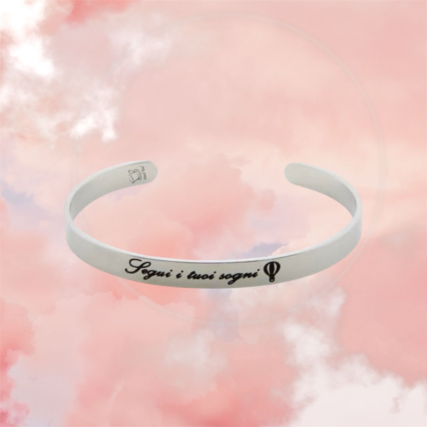 Bracciale rigido mongolfiera - Segui i tuoi sogni Mad Tea MWB009