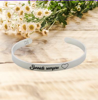 Bracciale Rigido - Sorridi Sempre Mad Tea DDB008