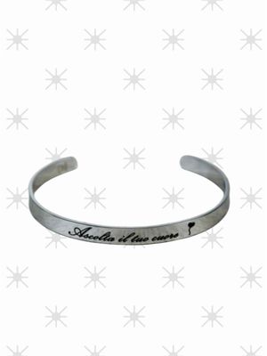 Bracciale rigido Ascolta il tuo cuore Mad Tea MWB010