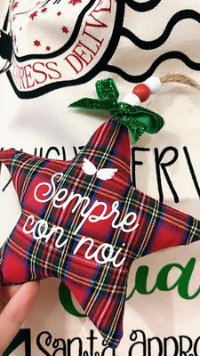 Stella tartan decorazione commemorativa