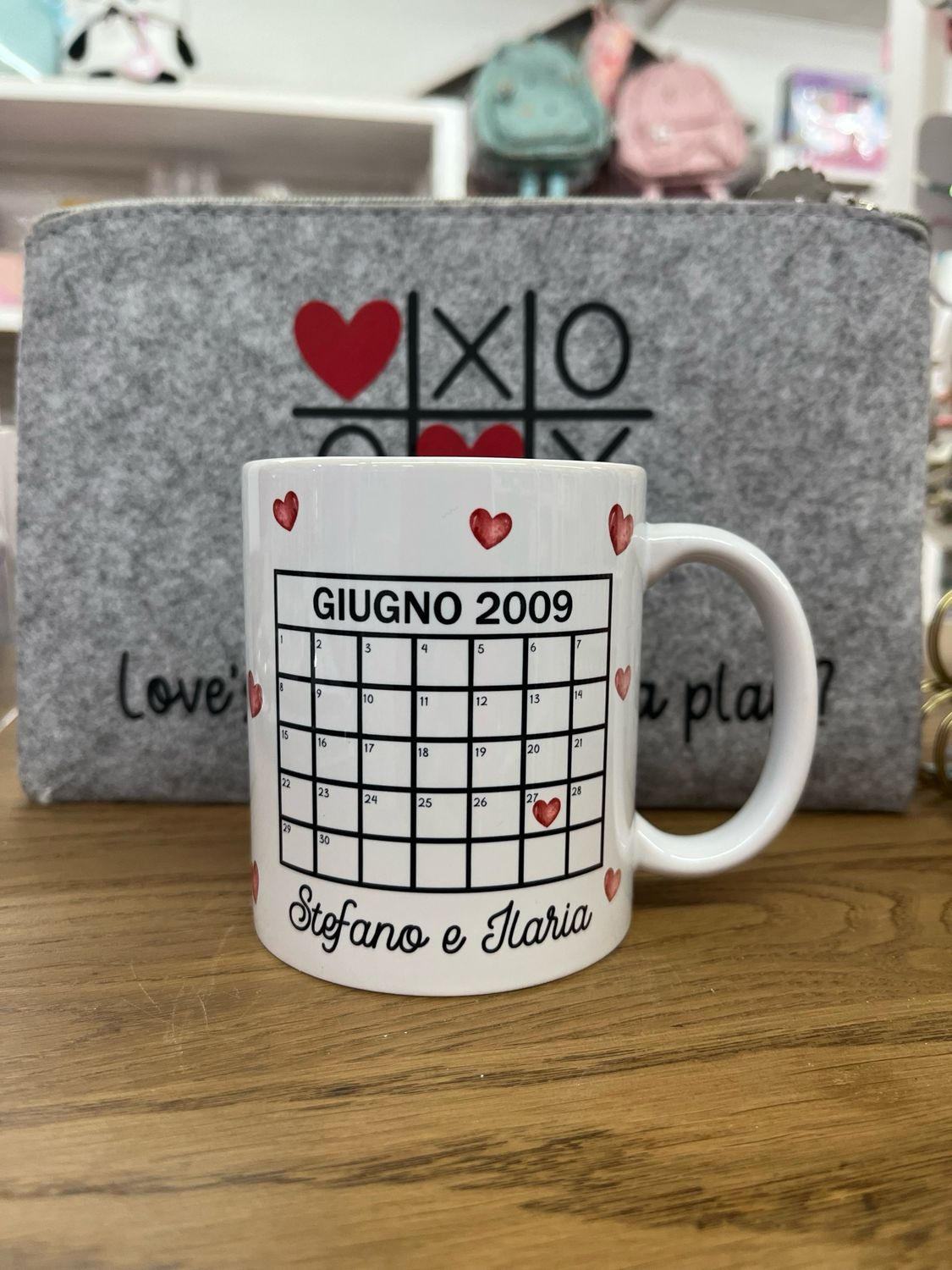 Tazza in ceramica personalizzata Calendario con Data Speciale