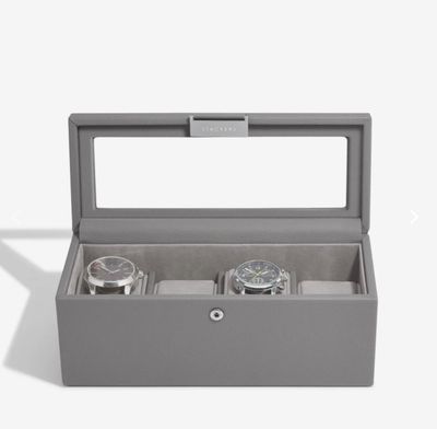 Box Porta orologi grigio Stackers 76065