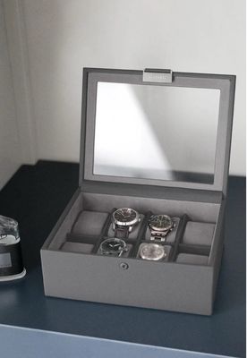 Box porta orologi grigio Stackers 76067