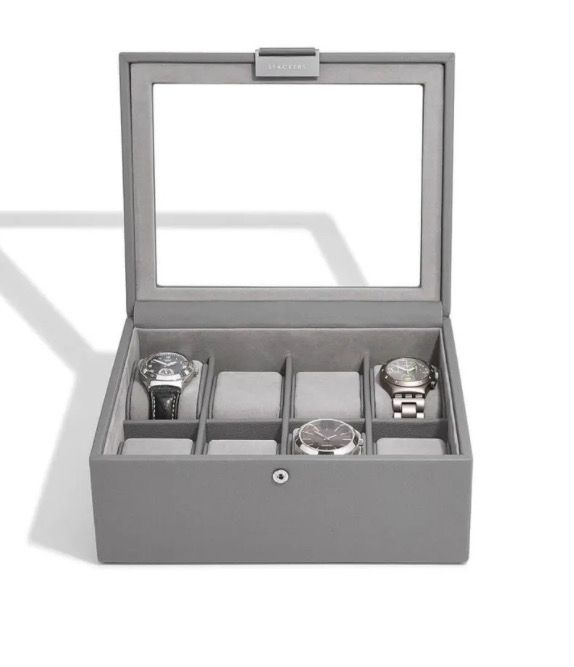 Box porta orologi grigio Stackers 76067