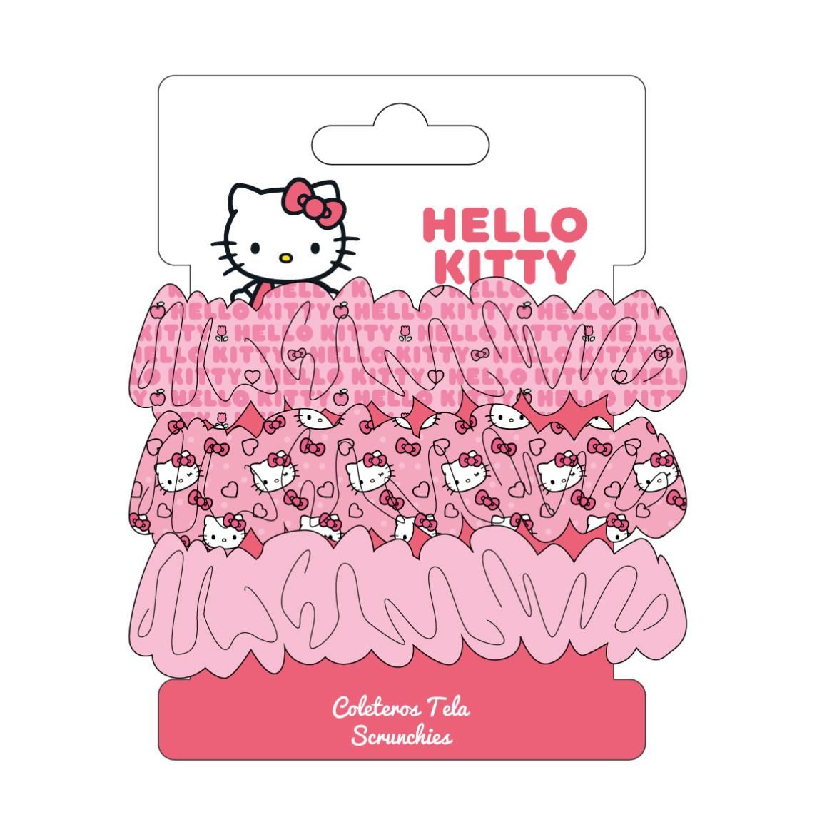 Set 3 scruncies Hello Kitty