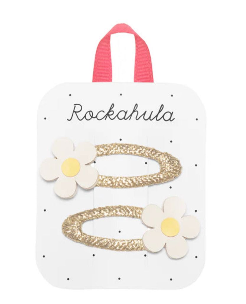 Set 2 Mollette Clic Clac margherite Rockahula