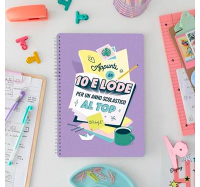 Quaderno A4 Mr Wonderful - appunti da 10 e lode