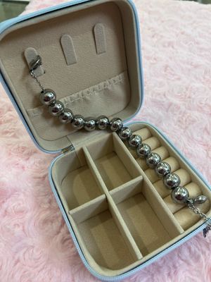 Bracciale Sonaglio 12mm in acciaio color argento