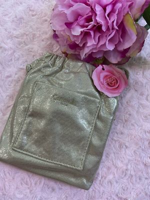 Mini tracollina LULU con molla oro chiaro Camomilla Milano