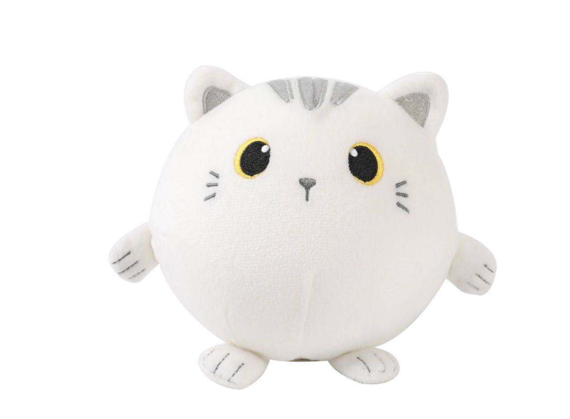 Cuscino Squishy in Memory Foam  - Gatto bianco