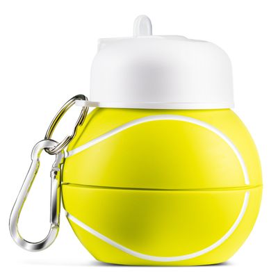 Borraccia in silicone ripieghevole tennis
