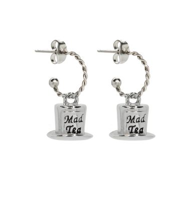 Orecchini Mad Tea cilindro del Cappellaio Matto “Matti e Felici” AWO039