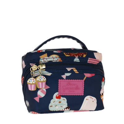BEAUTY Bag Squadrato S Camomilla Milano CANDY BLU