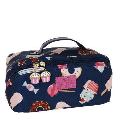 BEAUTY Bag Squadrato M Camomilla Milano CANDY BLU