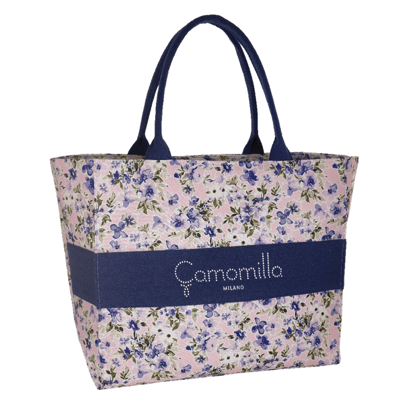 BORSA MARE Camomilla Milano FIORI LILLA