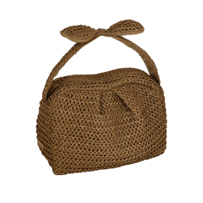 Pouch Borsetta a mano Camomilla Milano M CROCHET BEIGE