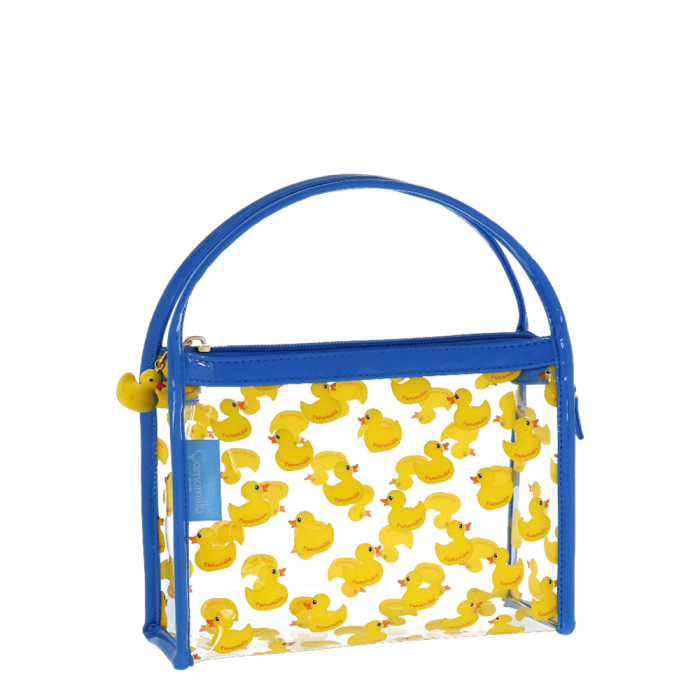 BUSTA trasparente S MANICI QUA QUA blu Camomilla Milano