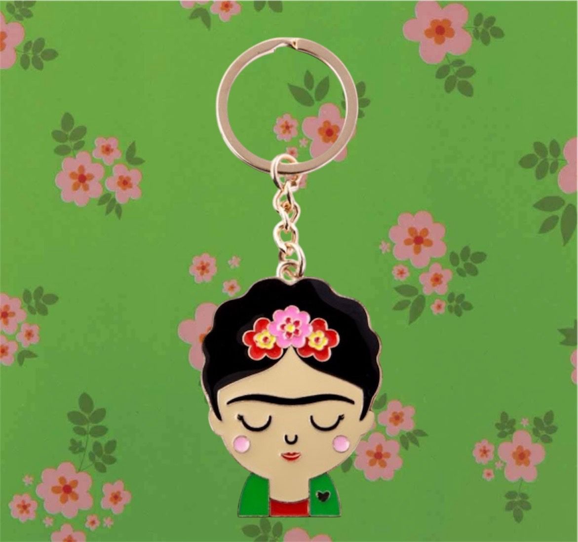 Portachiavi metallo Frida Kahlo