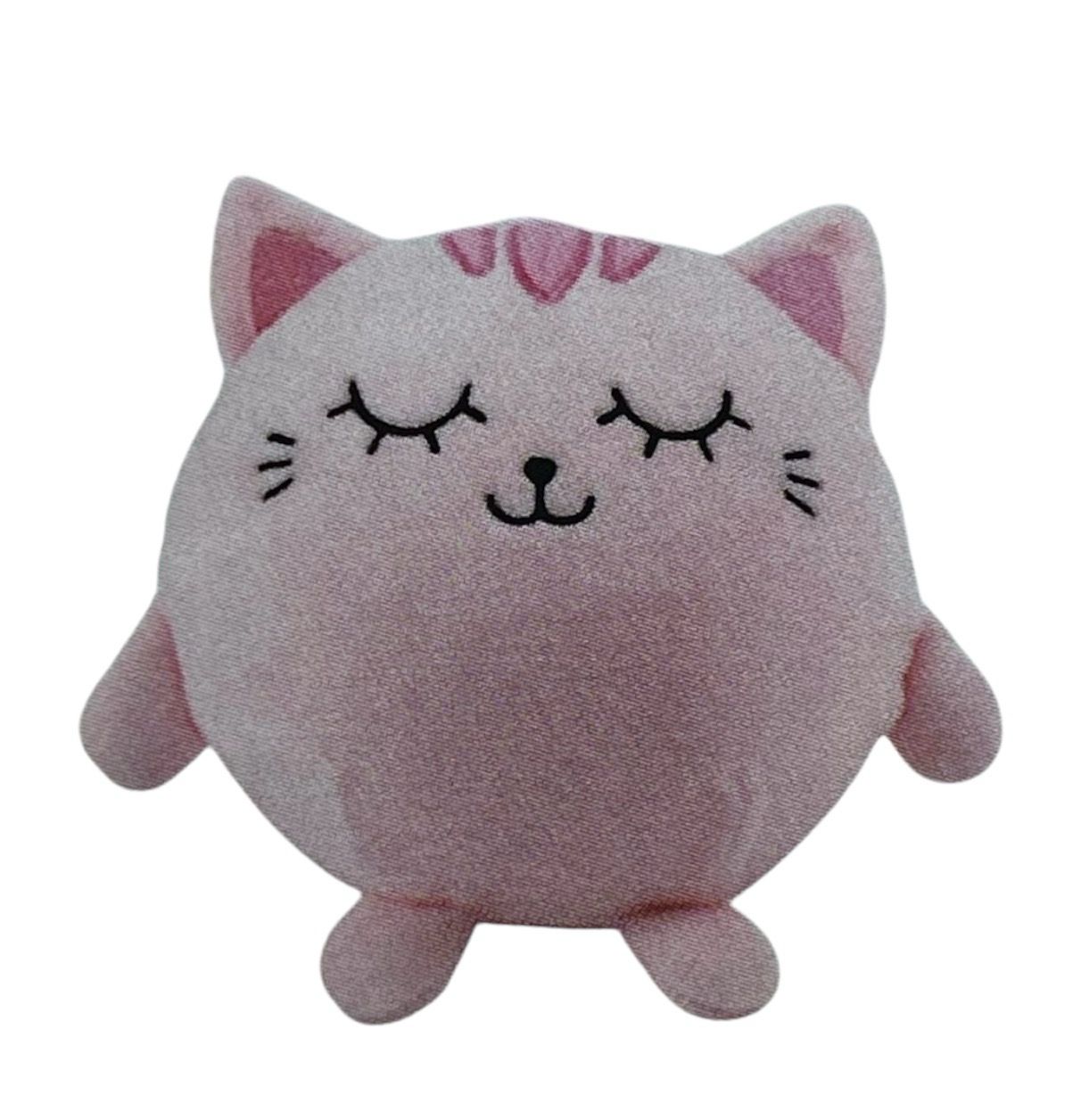 Cuscino Squishy in Memory Foam - Gatto rosa