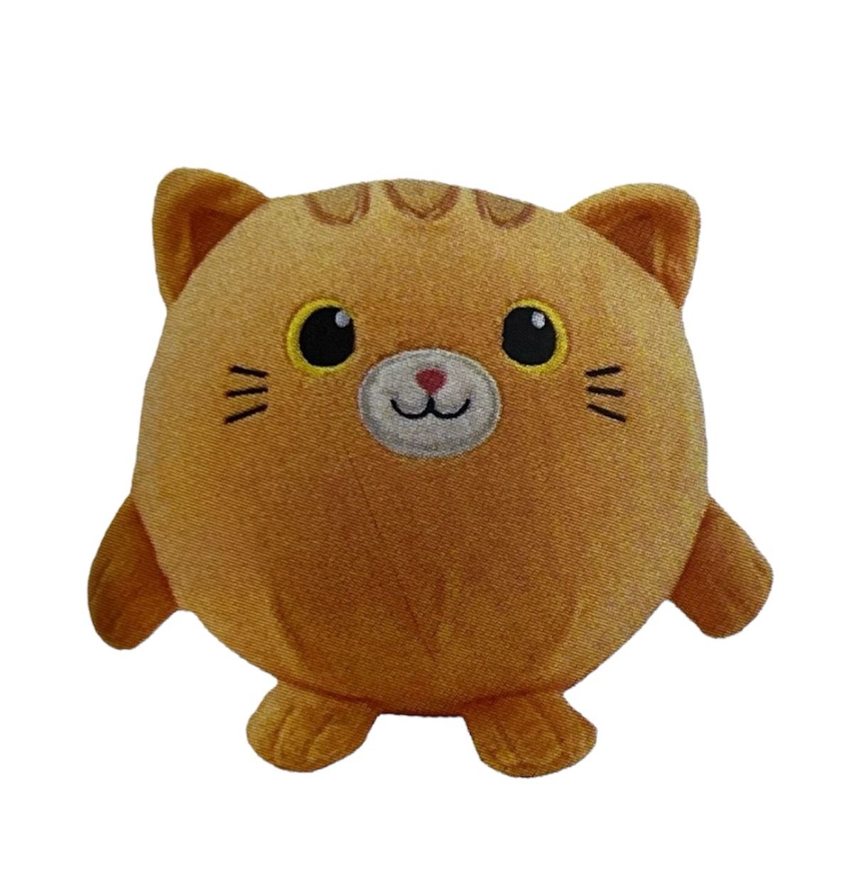 Cuscino Squishy in Memory Foam - Gatto arancione