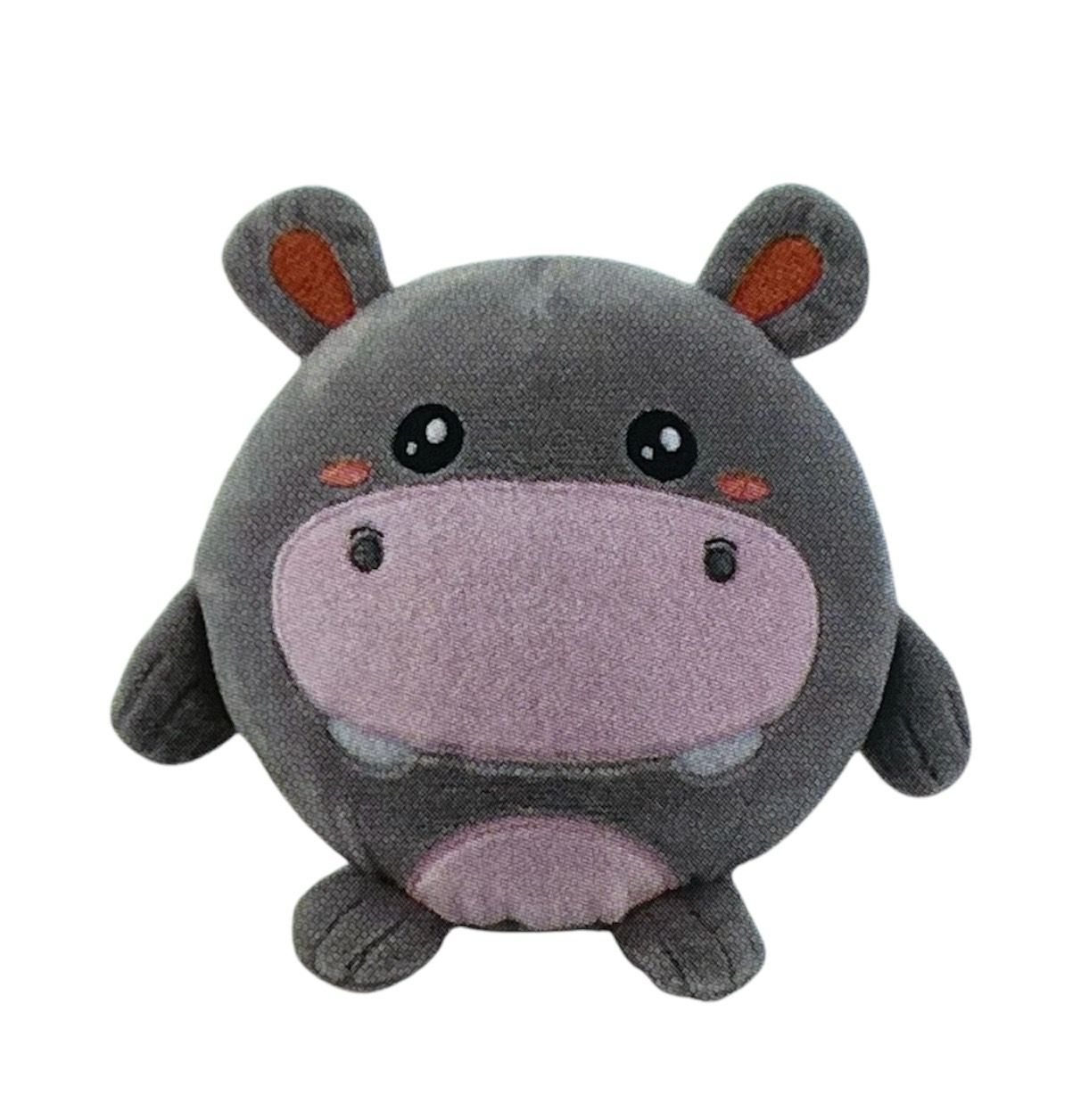Cuscino Squishy in Memory Foam - ippopotamo