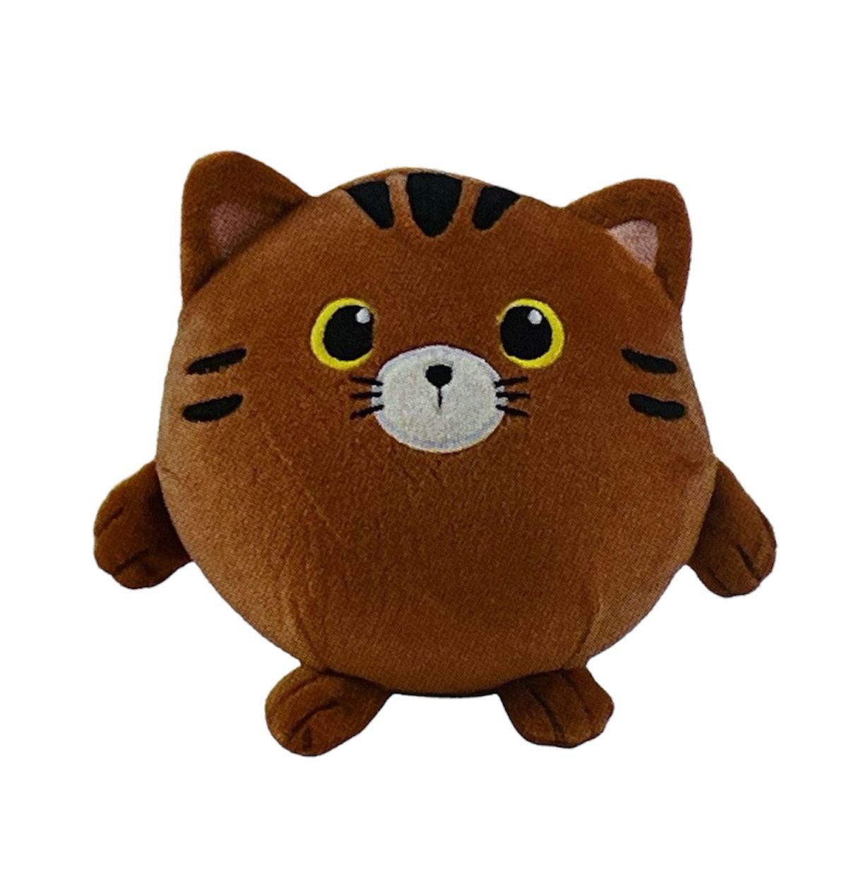 Cuscino Squishy in Memory Foam - Gatto marrone