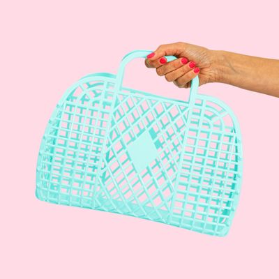 Borsa Sunjellies large turchese
